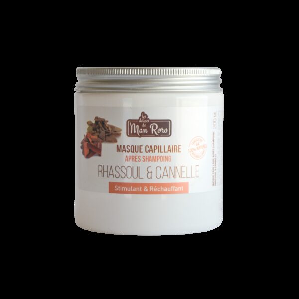 Masque capillaire après-shampoing au Rhassoul - cannelle