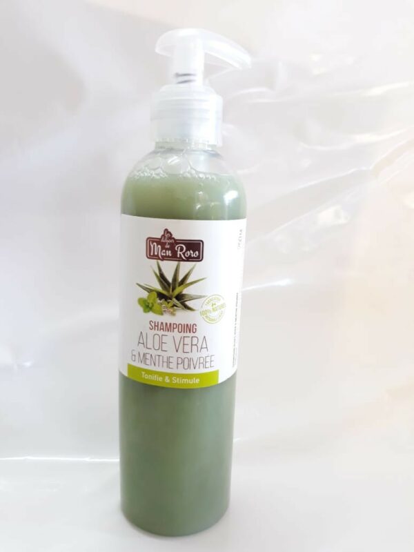 Shampoing aloé vera - menthe poivrée