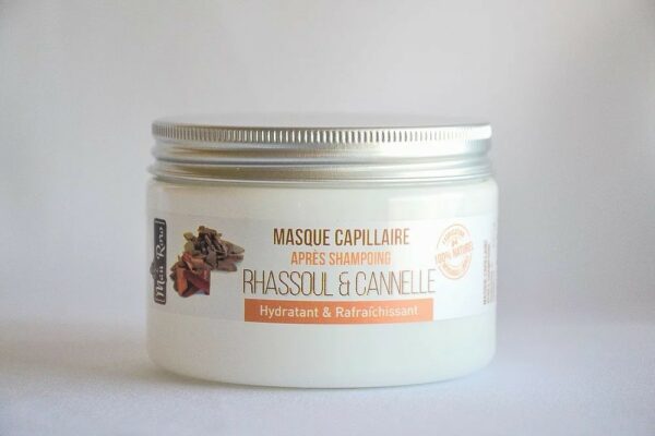 Masque capillaire après-shampoing au Rhassoul - cannelle