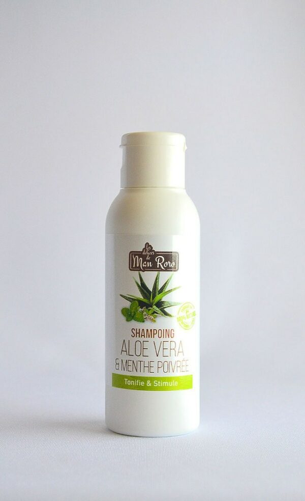 Shampoing aloé vera - menthe poivrée