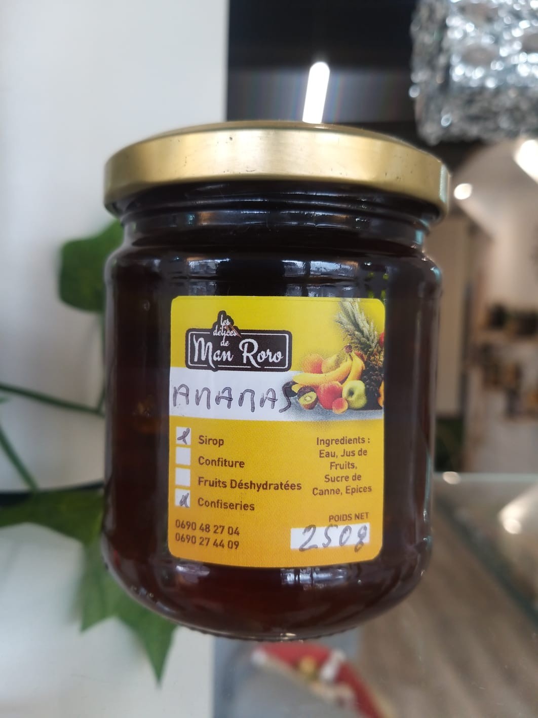 Sirop d’ANANAS (Zananna)